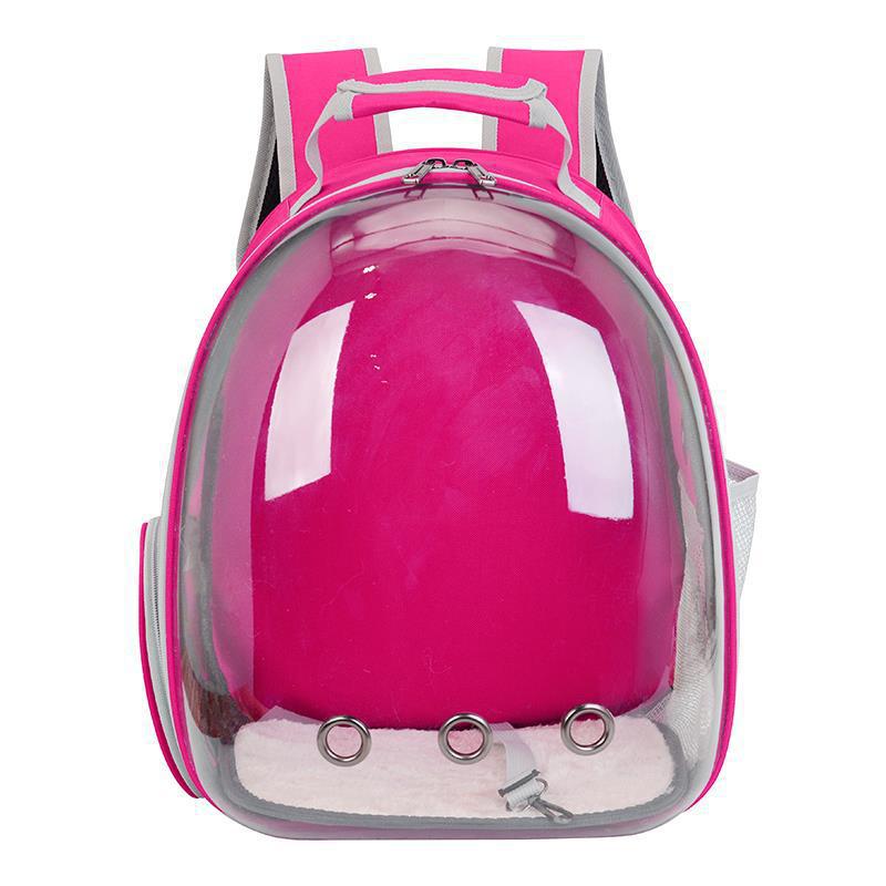 Solid Color Transparent Pet Bag Cat