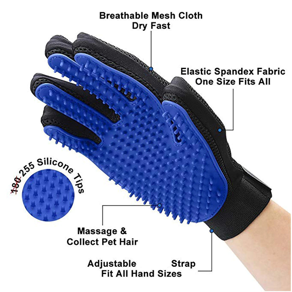 Pet Grooming Glove for Cats  and Dogs Brush